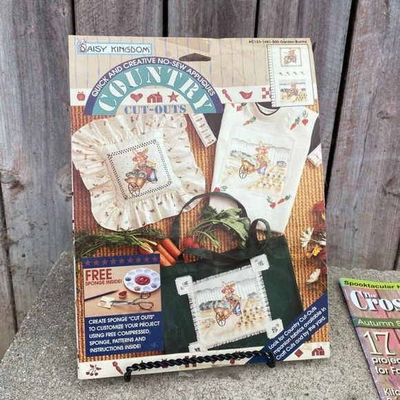 NFS Vintage Holiday Cross Stitch Art Crafting Bundle Patterns Kits Magazine - Picture 10 of 15